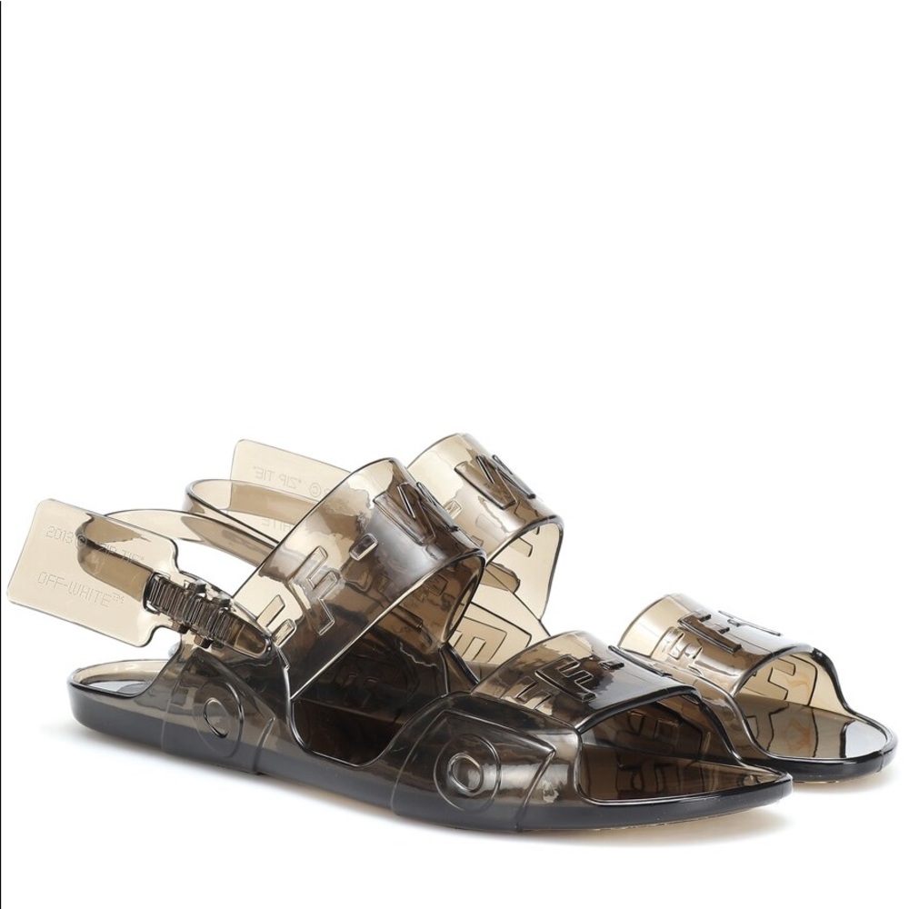 Off-White Jelly Sandals